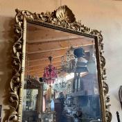 GILDED MIRROR WITH MOLDING