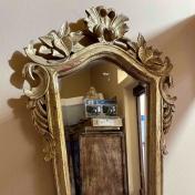 GOLDEN PERFORATED MIRROR