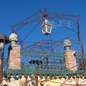 GAZEBO IN FERRO BATTUTO