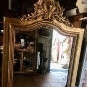 GILDED MIRROR WITH MOLDING