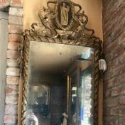 GILDED MIRROR WITH MOLDING