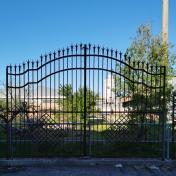 cancello in ferro battuto