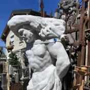 STATUA IN PIETRA D'ISTRIA