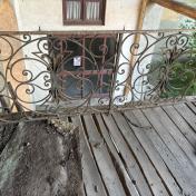 ringhiera in ferro battuto